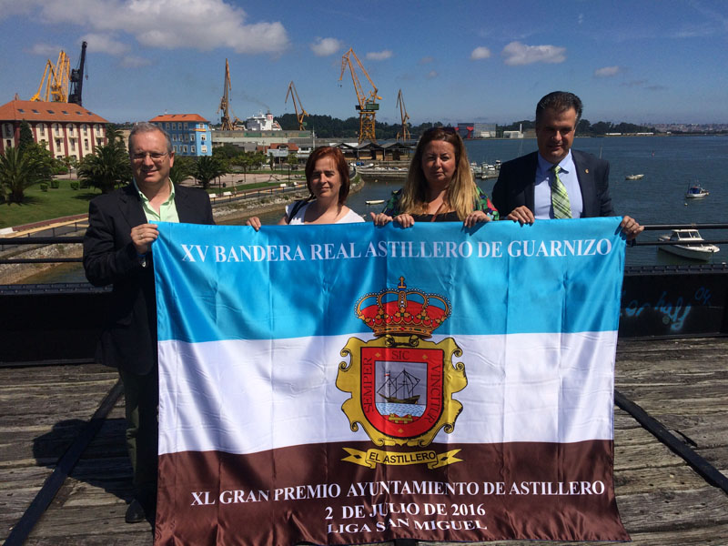 Presentación de la Bandera XL Gran Premio Ayuntamiento de Astillero (2ª regata de Liga ACT), celebrado el martes, día 28 de junio de 2016.