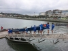 XVI Bandera Ayuntamiento de Sestao, segunda regata de la Liga Eusko Label, celebrada en Portugalete el 2 de julio de 2017.