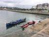 XVI Bandera Ayuntamiento de Sestao, segunda regata de la Liga Eusko Label, celebrada en Portugalete el 2 de julio de 2017.