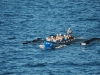 Play-Off de ascenso (primera jornada) 2018 a la Liga ACT, celebrado en Bermeo el sábado 15 de septiembre de 2018. Foto Bermeo Arraun Argazkiak.