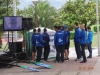 PresentaciÃ³n del acto de promociÃ³n de reciclaje de vidrio, celebrado en la explanada de La Fondona (Astillero), el 29 de julio de 2015.