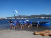 XXV Bandera Concello de Boiro, 9 de agosto de 2015, undÃ©cima regata de Liga San Miguel, Boiro (La CoruÃ±a).