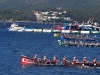 XXV Bandera Concello de Boiro, 9 de agosto de 2015, undÃ©cima regata de Liga San Miguel, Boiro (La CoruÃ±a).