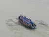 XVI Descenso del Bidasoa, celebrado en Hondarribia (Guipúzcoa), sabado 13 de febrero de 2016.