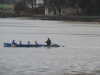 Regata de la Liga Regional de Bateles, celebrada en Camargo, el sábado 13 de febrero de 2016.