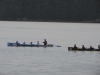 Regata de la Liga Regional de Bateles, celebrada en Camargo, el sábado 13 de febrero de 2016.