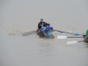 Regata de la Liga Regional de Bateles, celebrada en Camargo, el sábado 13 de febrero de 2016.