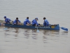 Regata de la Liga Regional de Bateles, celebrada en Camargo, el sábado 13 de febrero de 2016.