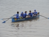 Regata de la Liga Regional de Bateles, celebrada en Camargo, el sábado 13 de febrero de 2016.