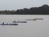 Regata de la Liga Regional de Bateles, celebrada en Camargo, el sábado 13 de febrero de 2016.