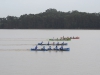 Regata de la Liga Regional de Bateles, celebrada en Camargo, el sábado 13 de febrero de 2016.