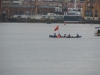 Regata de la Liga Regional de Bateles, celebrada en Camargo, el sábado 13 de febrero de 2016.