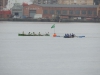 Regata de la Liga Regional de Bateles, celebrada en Camargo, el sábado 13 de febrero de 2016.